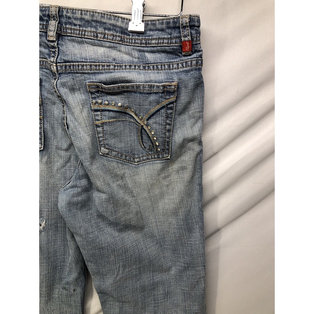 Espirit Jeans Womens Sz 30/30 Medium Wash Low Rise 94107 Straight Leg Denim